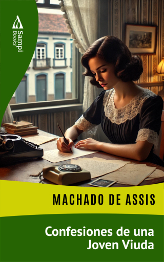 Portada del libro «Confesiones de una Joven Viuda», de Machado de Assis