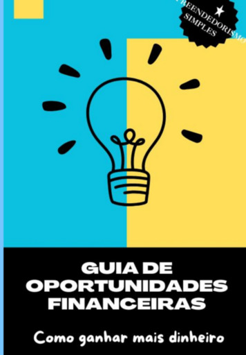 Guia De Oportunidades Financeiras: