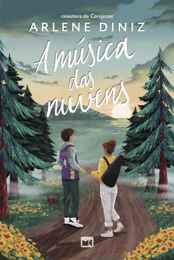 Portada del libro «A música das nuvens», de Arlene Diniz