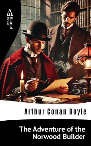 Portada del libro «The Adventure of the Norwood Builder», de Arthur Conan Doyle