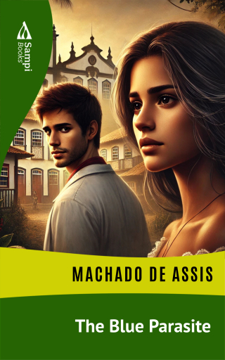 Portada del libro «The Blue Parasite», de Machado de Assis