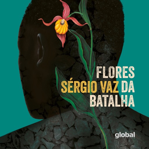 Portada del audiolibro «Flores da batalha», de Sérgio Vaz