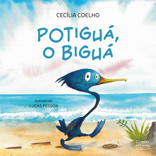 Portada del libro «Potiguá, o biguá», de Cecília Coelho