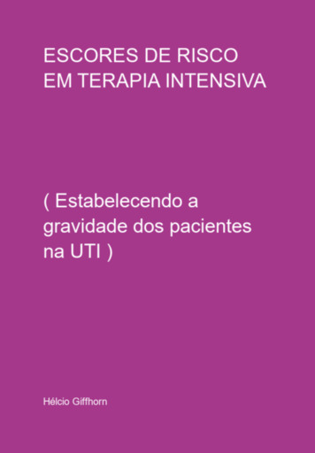Escores De Risco Em Terapia Intensiva