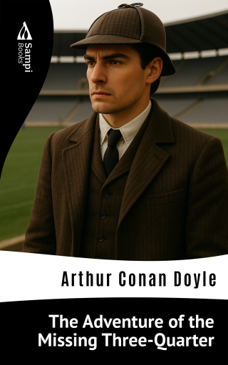Portada del libro «The Adventure of the Missing Three-Quarter», de Arthur Conan Doyle