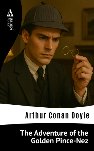 Portada del libro «The Adventure of the Golden Pince-Nez», de Arthur Conan Doyle