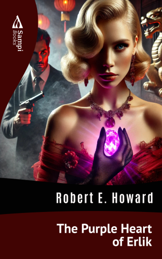 Portada del libro «The Purple Heart of Erlik», de Robert E. Howard