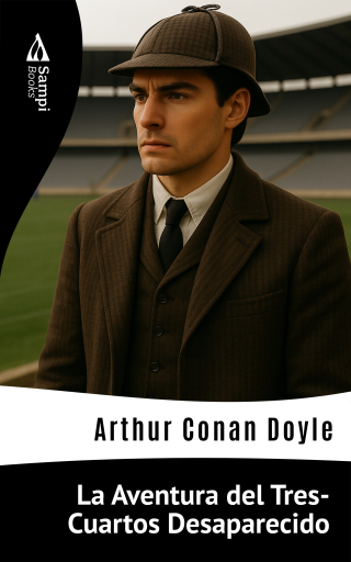 Portada del libro «La Aventura del Tres-Cuartos Desaparecido», de Arthur Conan Doyle