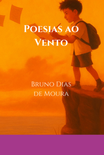 Portada del libro «Poesias Ao Vento», de Bruno Dias De Moura