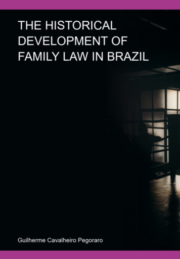 The Historical Development Of Family Law In Brazil