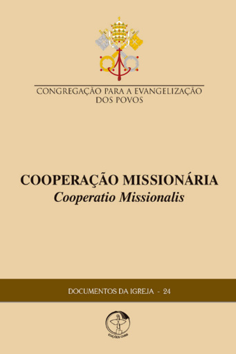 Portada del libro «Cooperação Missionária (Cooperatio Missionalis) - Documentos da Igreja 24 - Digital», de Congregação para a Evangelização dos Povos