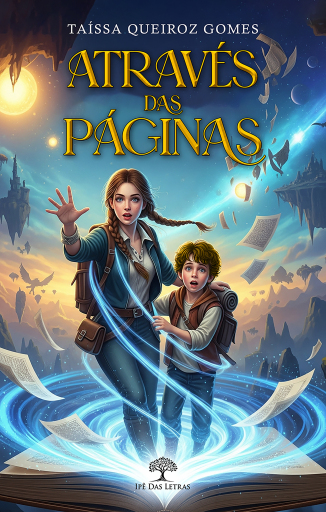 Portada del libro «Através das páginas»