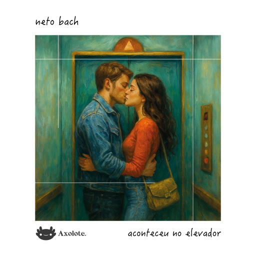 Portada del audiolibro «Aconteceu no elevador», de Neto Bach