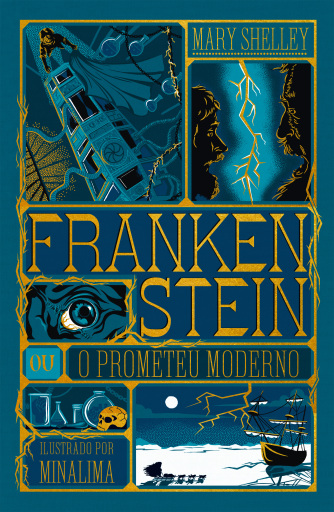 Frankenstein – Edição de luxo ilustrada e com elementos interativos do estúdio MinaLima