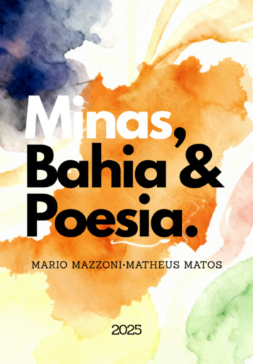 Portada del libro «Minas, Bahia & Poesia.», de Mário Mazzoni; Matheus Matos
