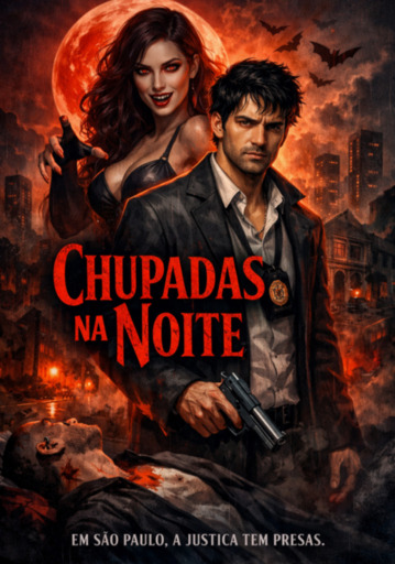 Portada del libro «Chupadas Na Noite», de Shark, Fábio Fernando; Fernando Moura; Neuda Fernandes; Sophia Clark; Sophie; Beast, Big Blue