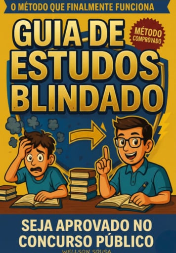 Guia De Estudos Blindado Para Concursos