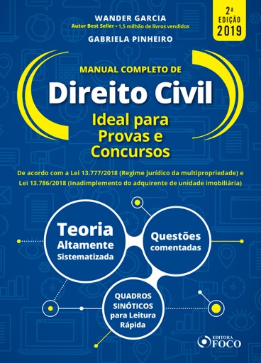 Manual completo de direito civil: ideal para provas e concursos - 2.ed. - 2019.