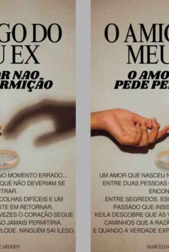 Portada del libro «O Amigo Do Meu Ex», de Marcelo Cardozo