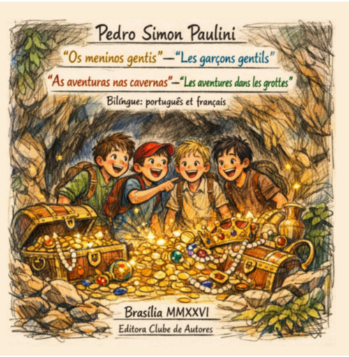 Os Meninos Gentis E As Aventuras Nas Cavernas (les Garçons Gentils Et Les Aventures Dans Les Grottes): Bilíngue Em Português Et Français.