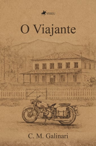 Portada del libro «O Viajante», de C. M. Galinari