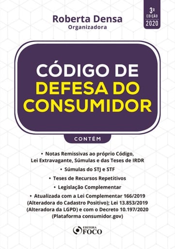 Código de Defesa do Consumidor - 3. ed. - 2020.