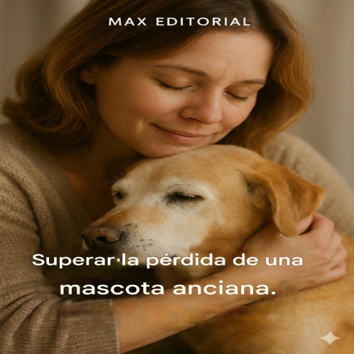 Portada del libro «Superar la pérdida de una mascota anciana», de MAX EDITORIAL