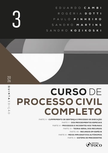Curso de processo civil completo Volume III