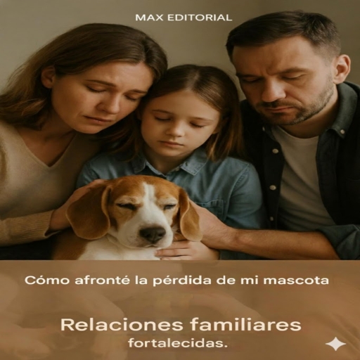 Portada del libro «Cómo afronté la pérdida mi mascota Relaciones familiares fortalecidas.», de MAX EDITORIAL