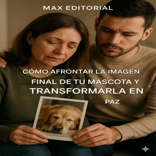 Portada del libro «Cómo afrontar la imagen final de tu mascota y transformarla en paz», de MAX EDITORIAL