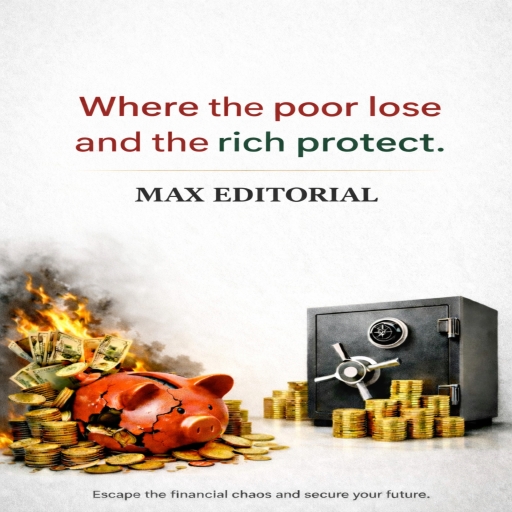 Where the Poor Lose and the Rich Protect: Escape the Financial chaos and secure your future.