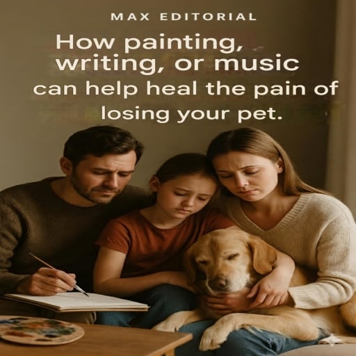 How Painting, Writing, or Music Can Help Heal the Pain of Losing Your Pet.