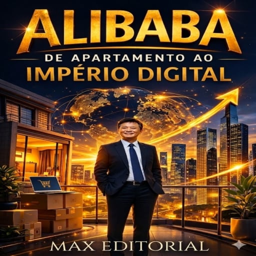 Portada del libro «Alibaba: De Apartamento ao Império Digital», de MAX EDITORIAL