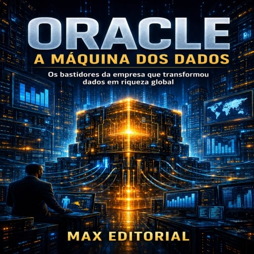 Portada del libro «Oracle - A Máquina dos Dados: Os bastidores da empresa que transformou dados em riqueza global», de MAX EDITORIAL