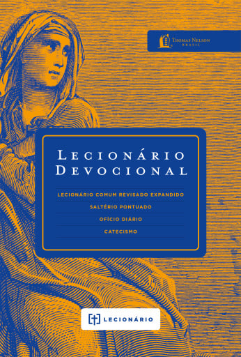 Lecionário devocional, Capa luxo com slipcase – Plano de leitura bíblica trienal com Salmos e oração, organizado pelo calendário litúrgico cristão