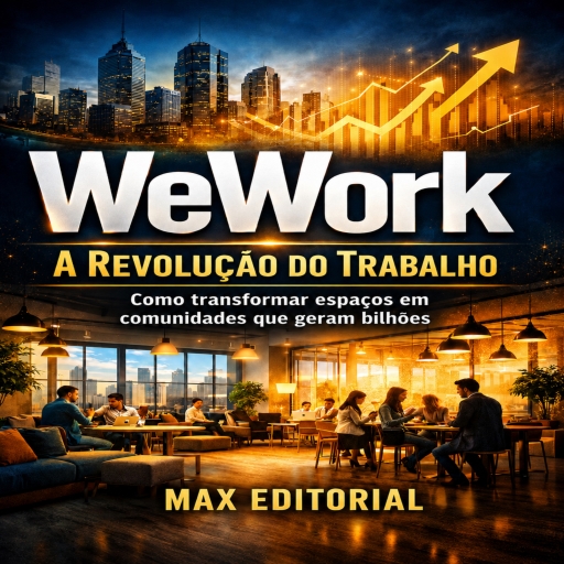 Portada del libro «WeWork - A Revolução do Trabalho: Como transformar espaços em comunidades que geram bilhões», de MAX EDITORIAL