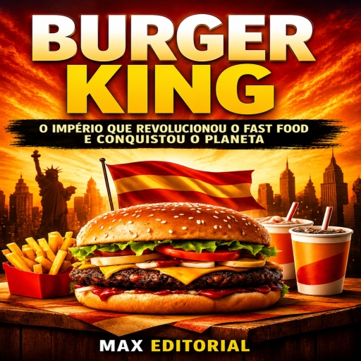Portada del libro «Burger King: O Império que Revolucionou o Fast Food e Conquistou o Planeta», de MAX EDITORIAL