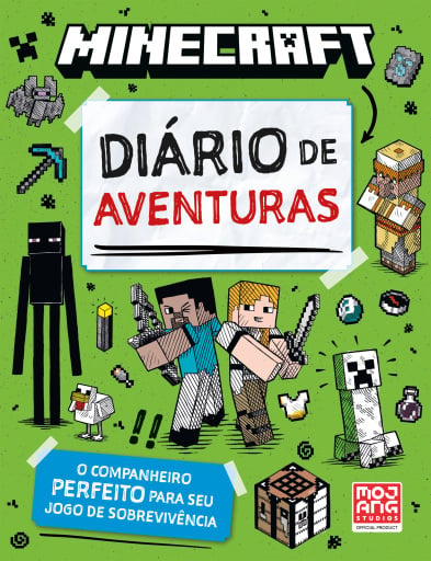 Minecraft: Diário de aventuras oficial — O companheiro perfeito para seu jogo de sobrevivência