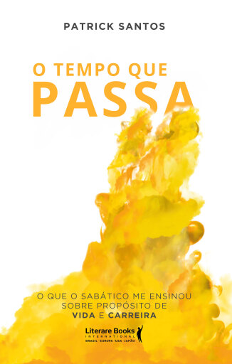Portada del libro «O tempo que passa», de Patrick Santos