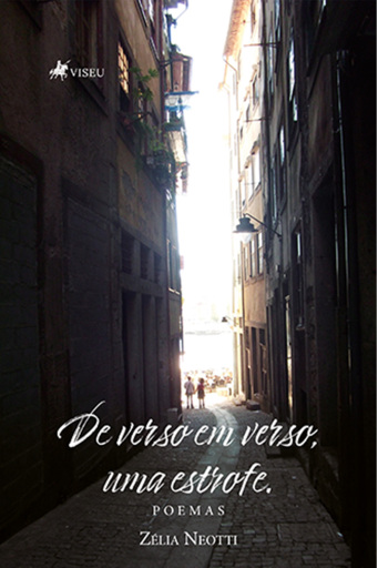 Portada del libro «De verso em verso, uma estrofe», de Zélia Neotti
