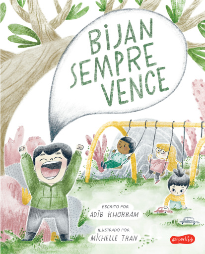 Bijan sempre vence — Um livro infantil sobre amizade, aprender a perder e brincar junto