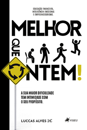 Portada del libro «Melhor que Ontem!», de Luccas Alves 2C