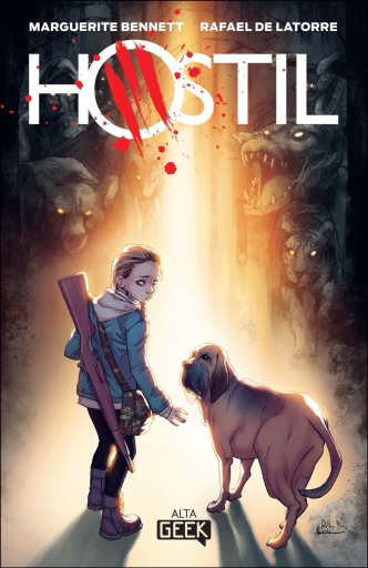Portada del libro «Hostil», de Marguerite Bennett, Rafael de Latorre