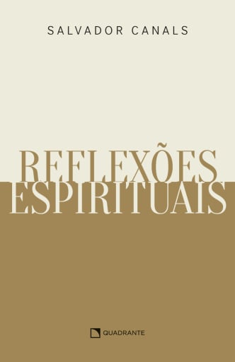 Portada del libro «Reflexões espirituais», de Salvador Canals