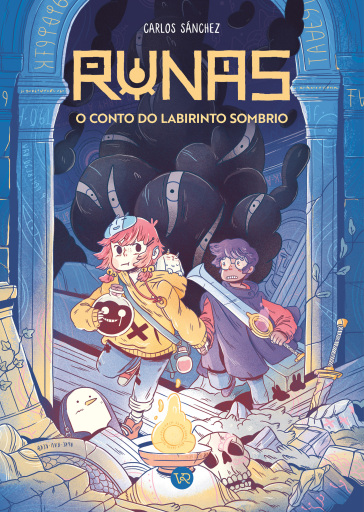 Portada del libro «Runas 2 - O conto do labirinto sombrio», de Carlos Sánchez
