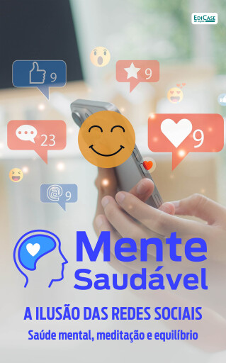 Portada del libro «Mente Saudável: A Ilusão das Redes Sociais»