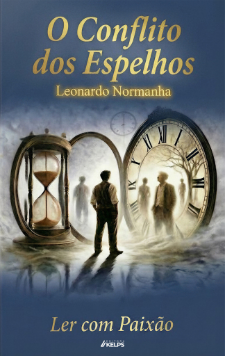 Portada del libro «O Conflito dos Espelhos», de Leonardo Normanha