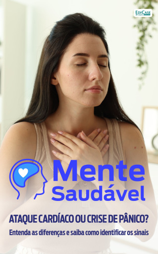Portada del libro «Mente Saudável: Ataque Cardíaco ou Crise de Pânico?»