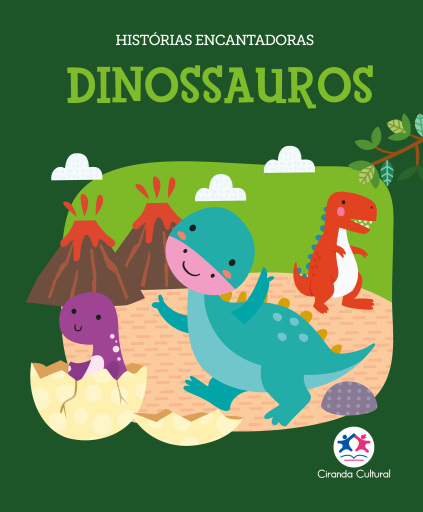Portada del libro «Dinossauros», de Karoline Cussolim