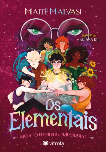 Portada del libro «Os Elementais: Ato 3 - O Elemento Primordial», de Maitê Malvasi